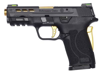 M&P9 SHIELD EZ Gold Ported 9mm Pistol - No Thumb Safety Gen 1