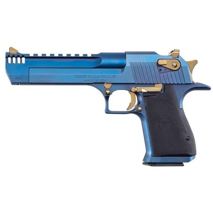 Magnum Research Mark XIX .50 AE Carbo Blue-Gold Titan Pistol