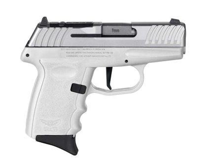 SCCY DVG-1 Gen 1 White 9mm Compact Striker Pistol - Lightweight & Reliable