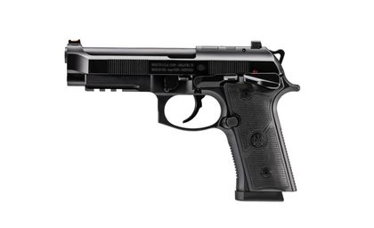 Beretta 92GTS Gen 1 9mm - Ergonomic Black, Fiber Optic Sights, DA/SA