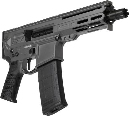 CMMG Dissent MK4 Tactical .300 Blackout 10.5" Pistol - Tungsten Finish