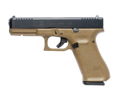 Glock G17 Gen 5 9mm FDE Semi-Auto Pistol, 17rd Capacity