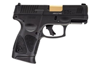 Taurus G3C Gen 3 9mm Compact Pistol, Gold Barrel, 12-Rd, Adj Sights