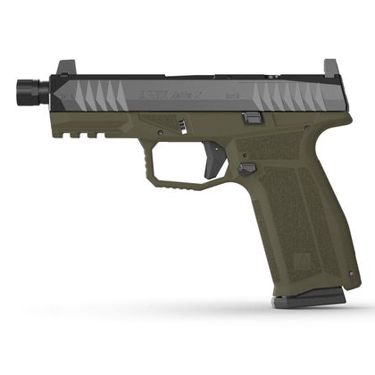AREX Delta GEN.2 Tactical 9mm Semi-Auto Handgun - Olive Green Threaded