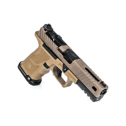 ZevTech OZ-9 Gen 1 FDE 9mm Pistol - 15-Round, Fiber Optic Sights