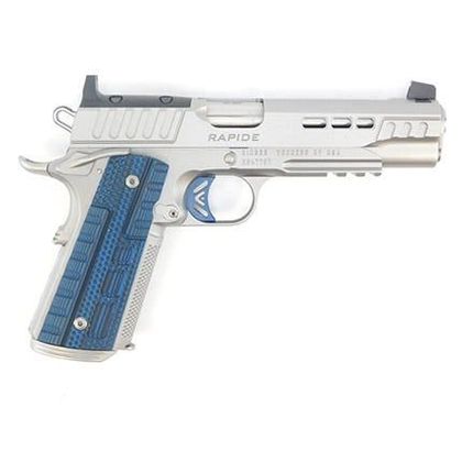 Kimber Rapide Ice 9mm 1911 Silver G10 Grips Optics-Ready Pistol