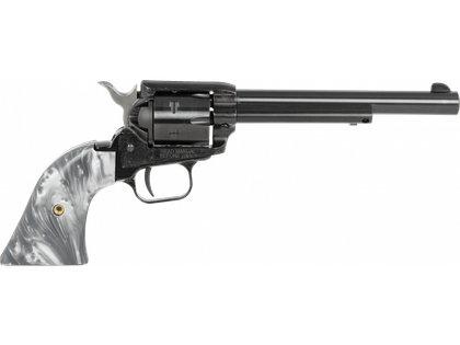 Heritage Rough Rider .22 LR 6.5" SA Revolver - Black Pearl Grips