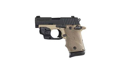 Sig Sauer P238 Combat Desert Tan .380 ACP Subcompact with Lima38 Laser