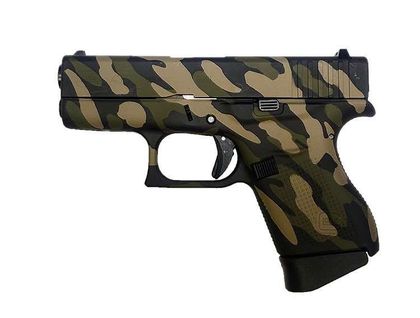 Glock Slimline 43 Gen 1 9mm - Twisted Mil Camo Compact Pistol