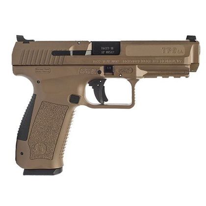 Canik TP9SA Mod. 2 Desert Tan 9mm Pistol - 18+1 Capacity