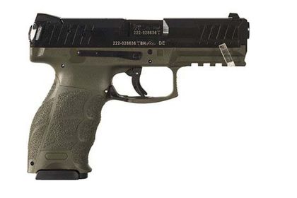 HK VP9 Gen 1 9mm Night Sight Pistol, OD Green - Precision & Versatility