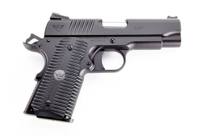 Wilson Combat ACP Compact Gen 1 - 9mm SAO Black Armor-Tuff Pistol