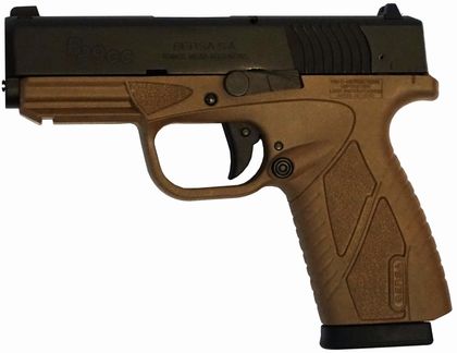 Bersa BPCC Gen 1 9mm Compact DA/SA Pistol, FDE, 3.3" Barrel - CCW Ready