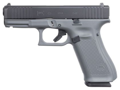 Glock Gen 5 Tactical 9mm Pistol - Concrete Gray/Black, 17+1 Capacity