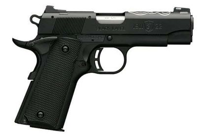 Browning 1911-22 Compact .22 LR Pistol - Elegant Matte Black Precision