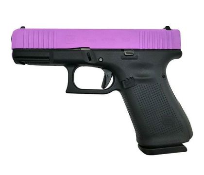 Glock 19 Gen 5 Purple/Black 9mm Pistol - Stylish Precision Powerhouse