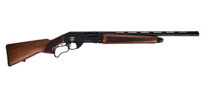 Landor Arms TX-801 Classic 12 Gauge Lever Shotgun, Blued Wood Finish