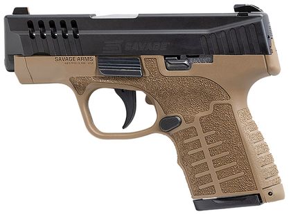 Savage Stance Gen 1 FDE 9mm Compact Pistol - 3.2" Barrel, 8rd