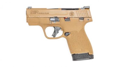 S&W M&P 9 Shield Plus Gen 1 - Compact 9MM FDE Semi-Auto Pistol