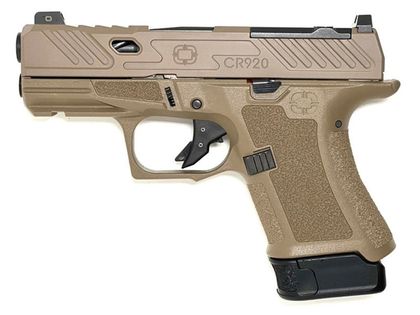 Shadow Systems CR920 Elite Gen 1 FDE 9mm Semi-Auto Pistol, 13-Round