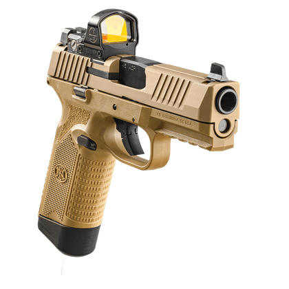 FN 545 MRD Gen 1 .45 ACP Pistol w/Holosun Red Dot - FDE Finish