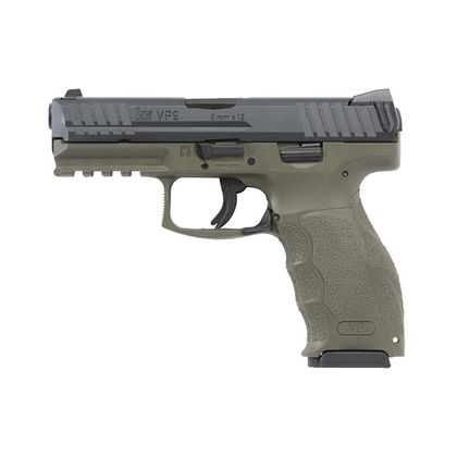 HK VP9 Gen 1 9mm Pistol - OD Green, Night Sights, Ergonomic Grip