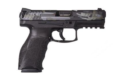 HK VP9 Gen 1 - Black Camo 9MM Striker Pistol, 17 Rds, Lightweight
