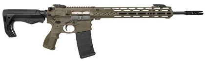 FosTech Stealth Lightning Gen 1 OD Green 5.56 Rifle - 16" Barrel, 30 Rd