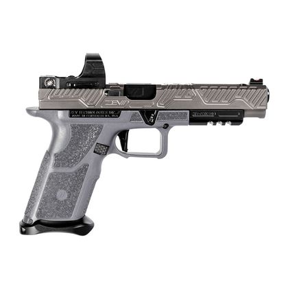 ZevTech OZ9 Comp 9mm Gen 1 - Titanium Gray, Red Dot Sight