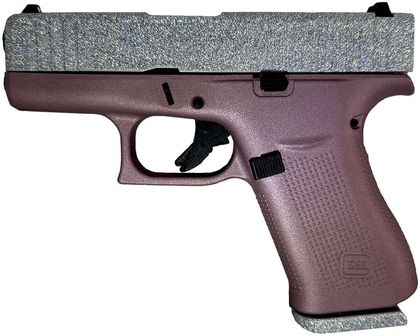Glock 43X Blush Diamond 9mm Compact Semi-Auto, 10-Round Capacity