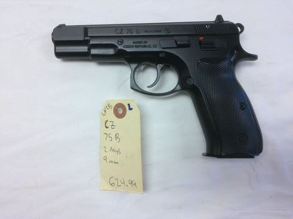 CZ 75 B Gen 1 Tactical 9MM, 16-Round Black Double Action Handgun