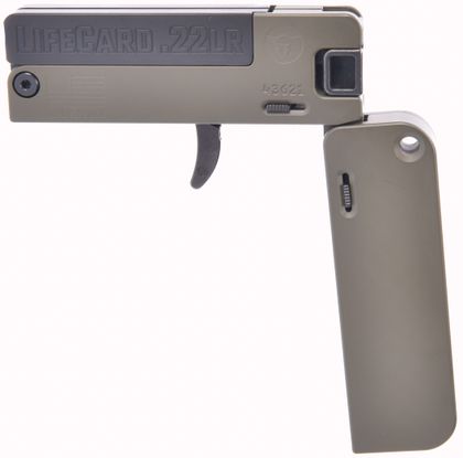 Trailblazer Lifecard Gen 1 .22 LR OD Green Compact Single Shot Pistol