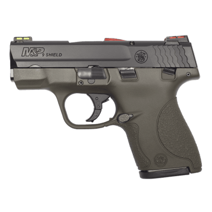 Smith & Wesson M&P Shield 9mm Gen 1 - OD Green Compact Defense Pistol