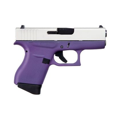 Glock 43 Gen 1 Purple Cerakote 9mm Compact Defensive Handgun