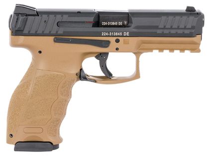 HK VP9 9mm Gen 1 Striker-Fired Pistol - FDE/Black, Ergonomic Design