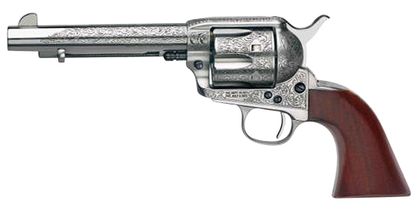 Taylor's 1873 Cattleman Gen 1 .45 LC Revolver - Floral Walnut Classic