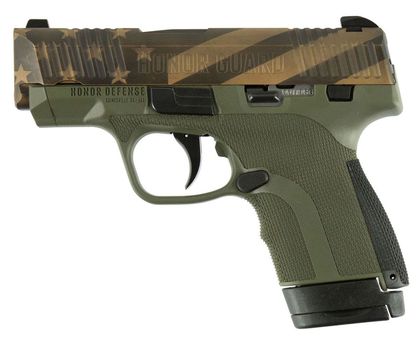 Honor Guard Gen 1 9mm Compact OD Green Pistol - Sleek & Reliable