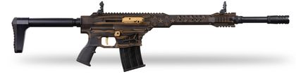 Panzer Mag12 Patriot Tactical Shotgun, 12ga Black/Bronze Edition