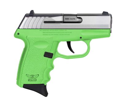 SCCY CPX-3 Gen 1 .380 ACP Lime Green Concealed Carry Handgun