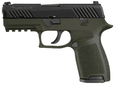 Sig Sauer P320 Compact Gen 1 9mm OD Green - Night Sights, Modular