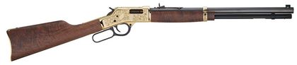 Henry Big Boy Deluxe 3rd Gen .44 Mag Lever Rifle - Polished Brass Elegance
