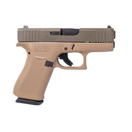 Glock 43X Gen1 Patriot Brown 9mm Compact Striker-Fired Pistol