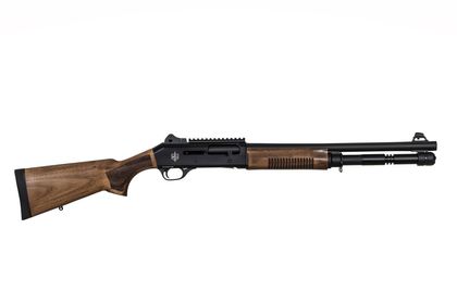 MAC 1014 Elite Semi-Auto Shotgun - 12 Gauge, Black/Walnut Finish