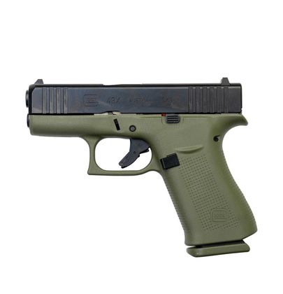 Glock 43X Gen 1 Compact 9mm Pistol - Battlefield Green Edition