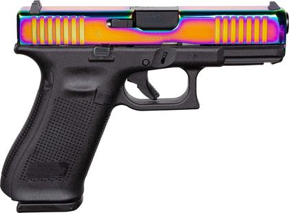 Glock 45 Rainbow Gen 1 - 9mm, Semi-Auto, 17-Round, Titanium Finish