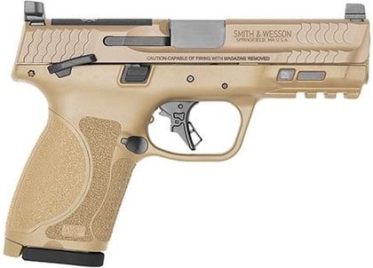 S&W M&P9 M2.0 OR Compact 9mm FDE - Optics Ready, Thumb Safety