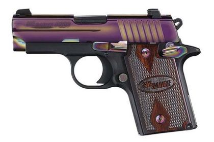 Sig Sauer P938 Rainbow 9mm Compact Pistol - 1st Gen Elegance & Precision