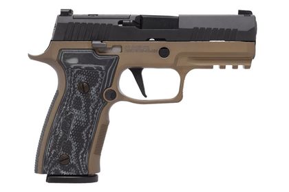 SIG Sauer P320 AXG Carry 9mm Gen 1 - FDE/Black Compact XSeries