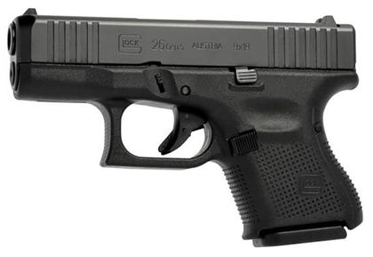 GLOCK G26 Gen 5 9mm Compact Defender Pistol | 3.43" Barrel | Black Finish