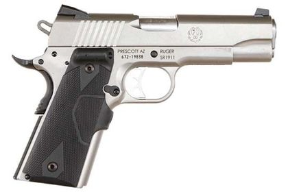 Ruger SR1911 Commander .45 ACP - Low-Glare Stainless Conceal Carry